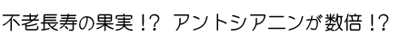 アントシアニンが数倍!?