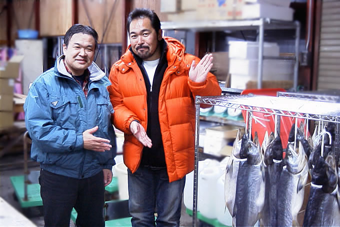 ホッケの湯気