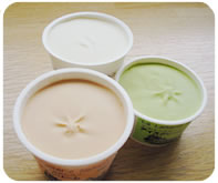 アイスクリーム３種類